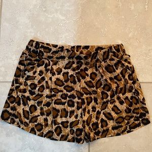Pink USA leopard shorts